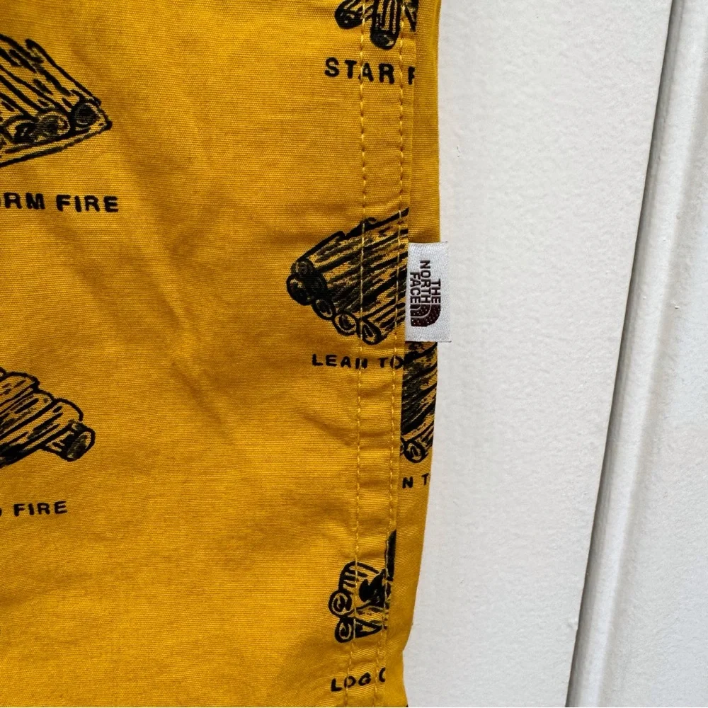 The North Face Short Sleeve Baytrail Shirt in Arrowwood Yellow Campfire Hipster